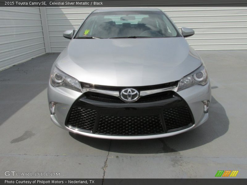 Celestial Silver Metallic / Black 2015 Toyota Camry SE