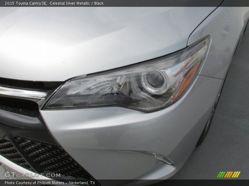 Celestial Silver Metallic / Black 2015 Toyota Camry SE