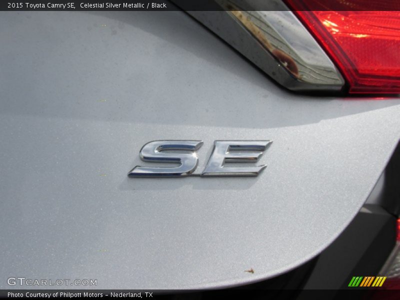 Celestial Silver Metallic / Black 2015 Toyota Camry SE