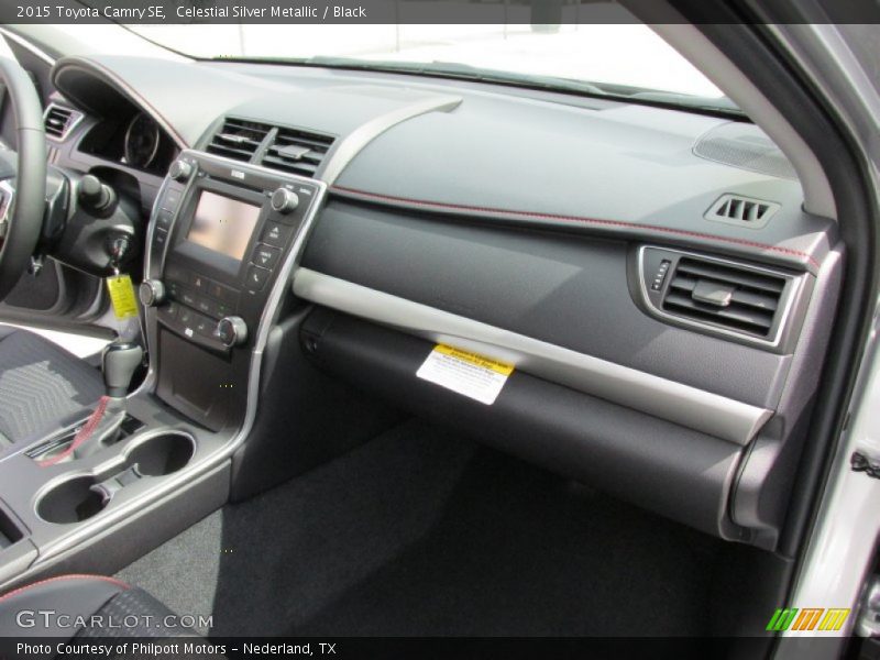 Celestial Silver Metallic / Black 2015 Toyota Camry SE