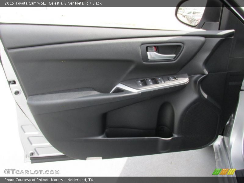 Celestial Silver Metallic / Black 2015 Toyota Camry SE
