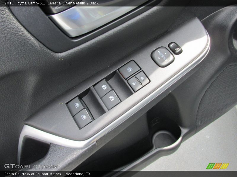 Celestial Silver Metallic / Black 2015 Toyota Camry SE