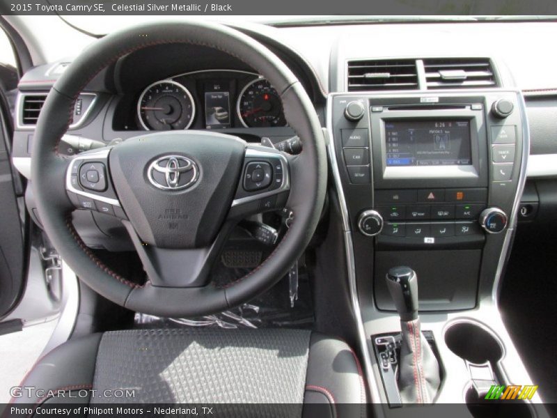 Celestial Silver Metallic / Black 2015 Toyota Camry SE