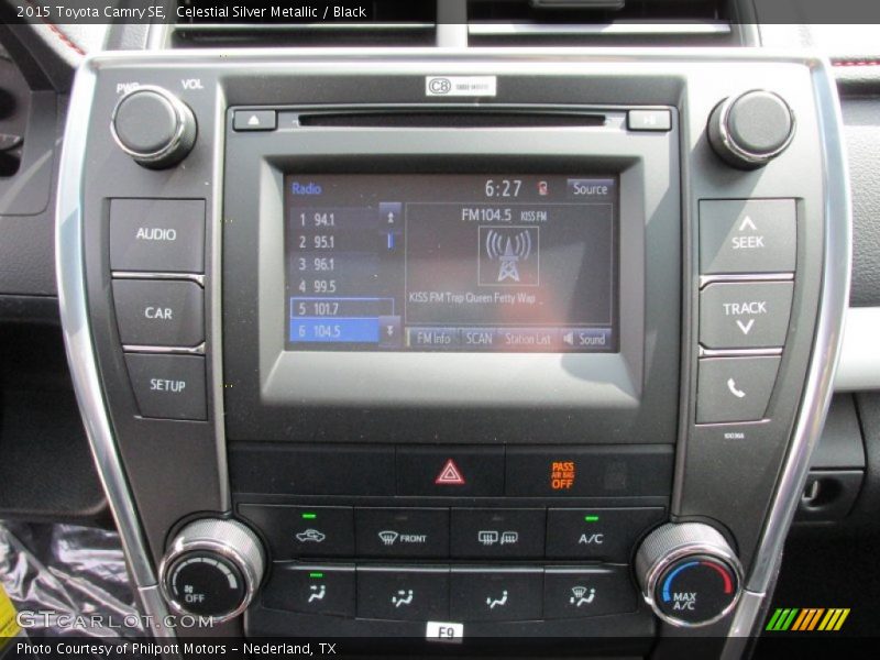 Celestial Silver Metallic / Black 2015 Toyota Camry SE
