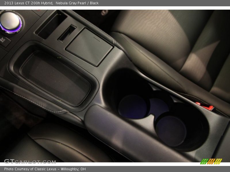 Nebula Gray Pearl / Black 2013 Lexus CT 200h Hybrid