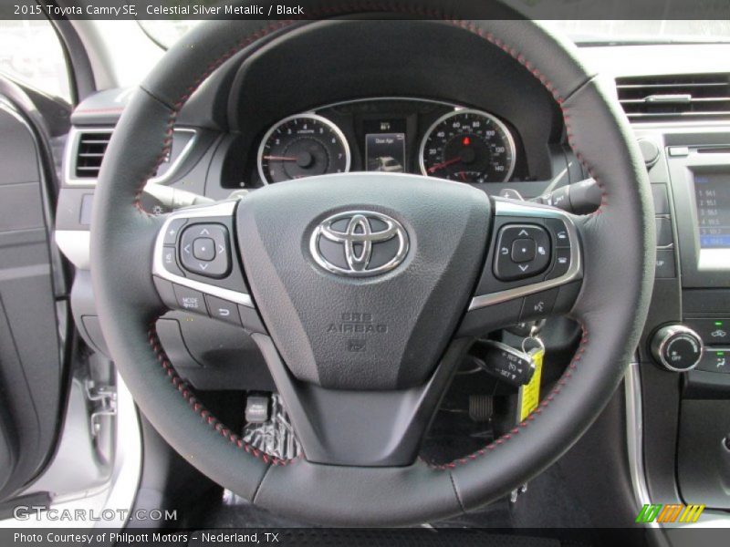 Celestial Silver Metallic / Black 2015 Toyota Camry SE