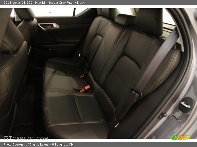 Nebula Gray Pearl / Black 2013 Lexus CT 200h Hybrid
