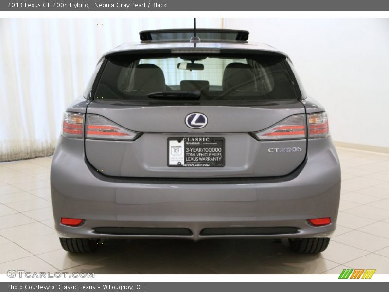 Nebula Gray Pearl / Black 2013 Lexus CT 200h Hybrid