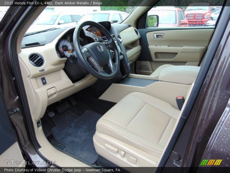  2015 Pilot EX-L 4WD Beige Interior