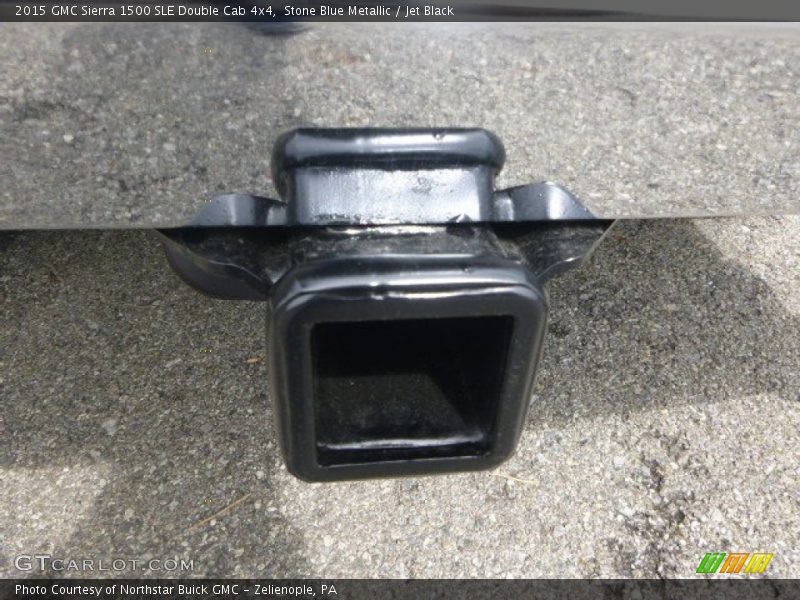 Stone Blue Metallic / Jet Black 2015 GMC Sierra 1500 SLE Double Cab 4x4