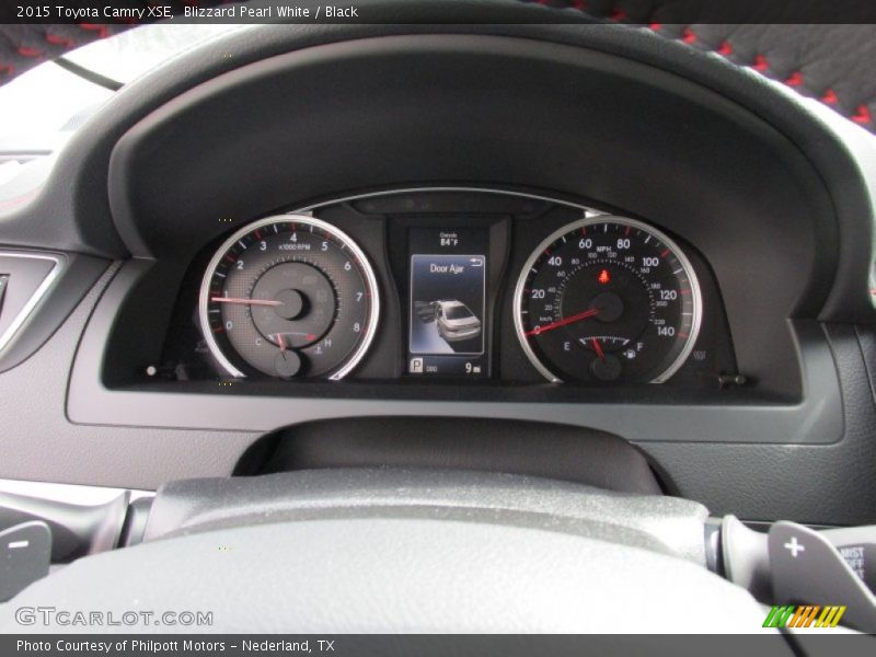 Blizzard Pearl White / Black 2015 Toyota Camry XSE