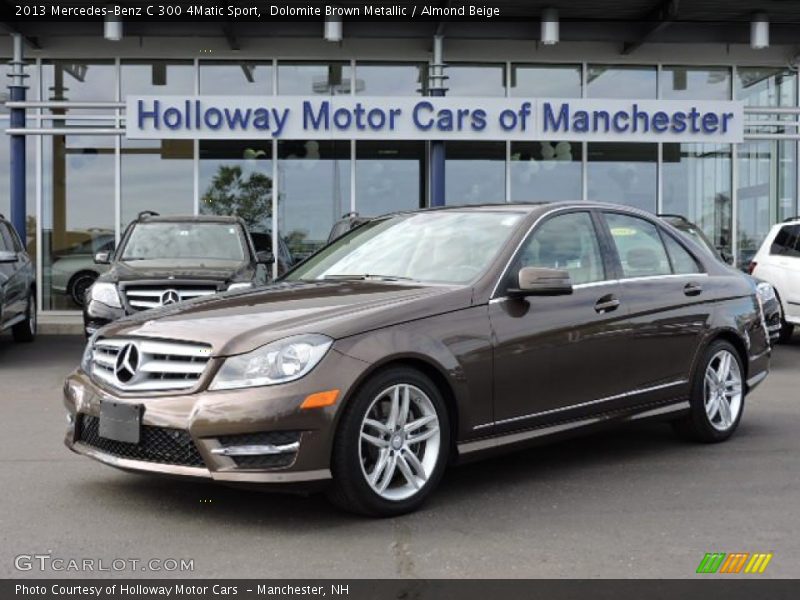 Dolomite Brown Metallic / Almond Beige 2013 Mercedes-Benz C 300 4Matic Sport