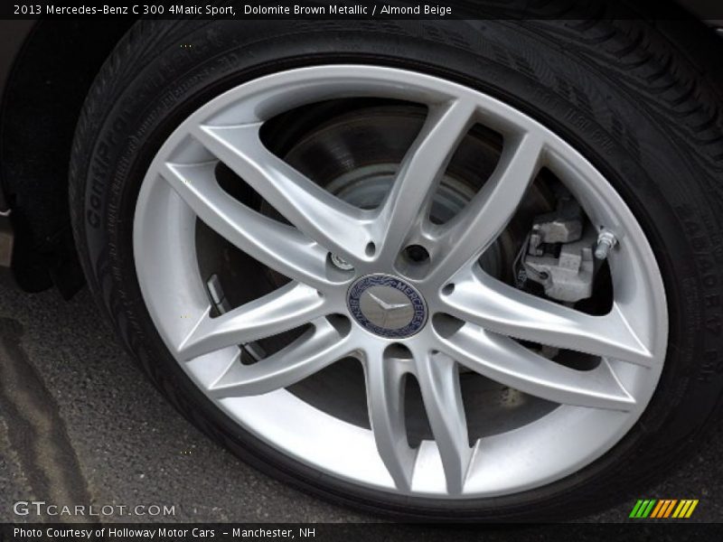 Dolomite Brown Metallic / Almond Beige 2013 Mercedes-Benz C 300 4Matic Sport
