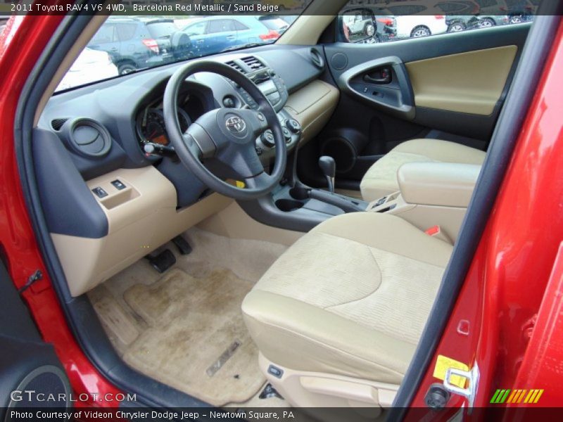  2011 RAV4 V6 4WD Sand Beige Interior