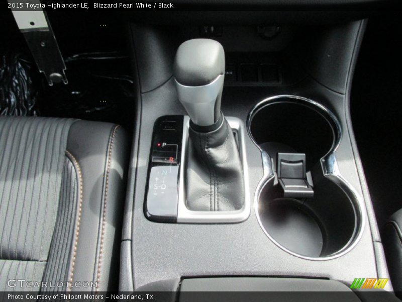 Blizzard Pearl White / Black 2015 Toyota Highlander LE