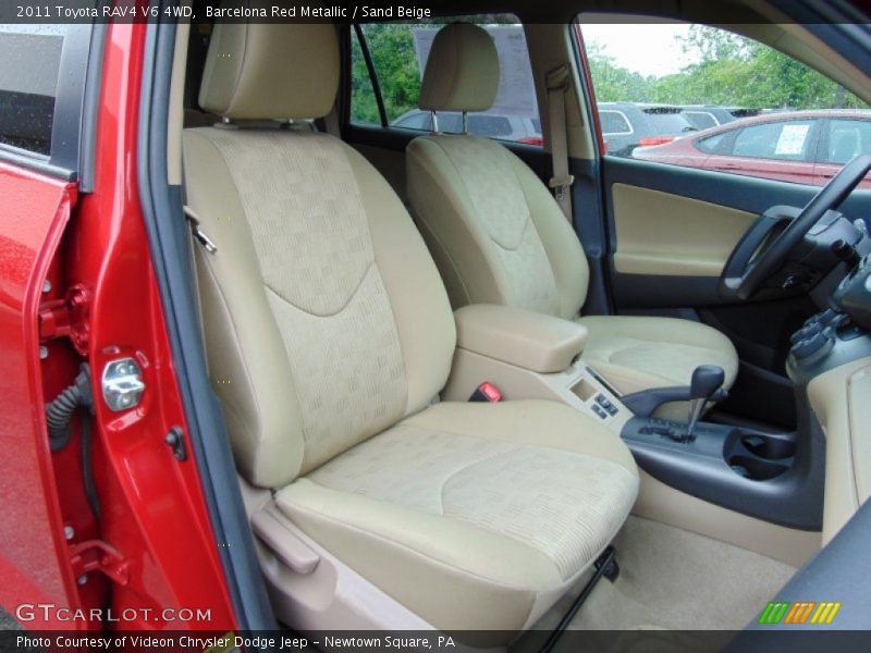 Barcelona Red Metallic / Sand Beige 2011 Toyota RAV4 V6 4WD