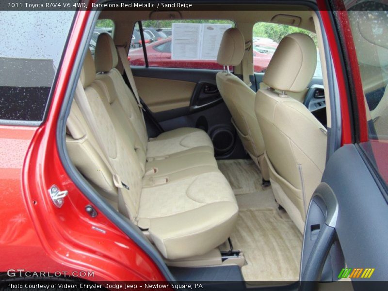 Barcelona Red Metallic / Sand Beige 2011 Toyota RAV4 V6 4WD
