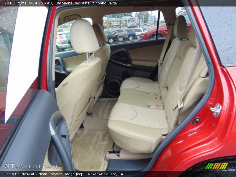 Barcelona Red Metallic / Sand Beige 2011 Toyota RAV4 V6 4WD