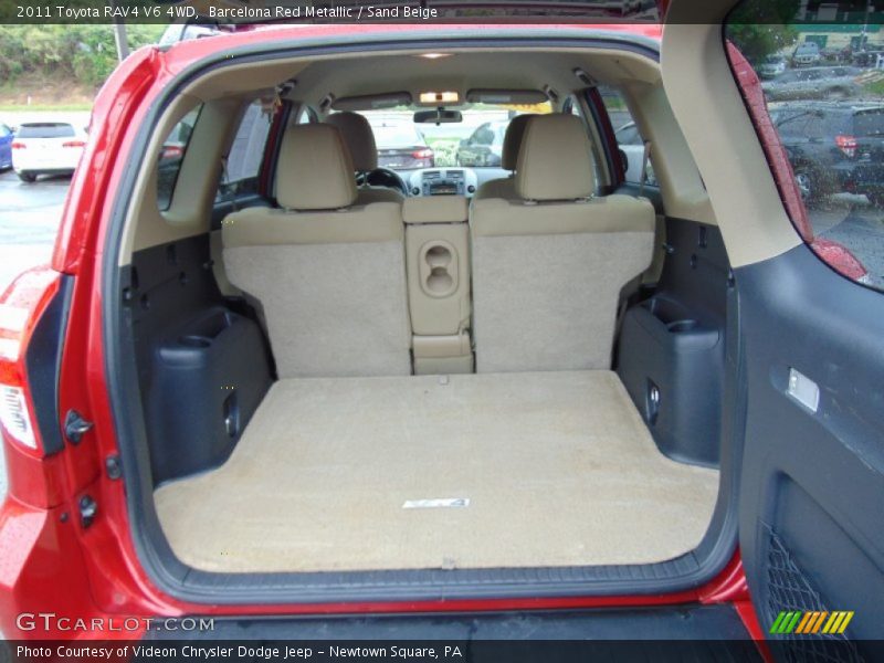 Barcelona Red Metallic / Sand Beige 2011 Toyota RAV4 V6 4WD