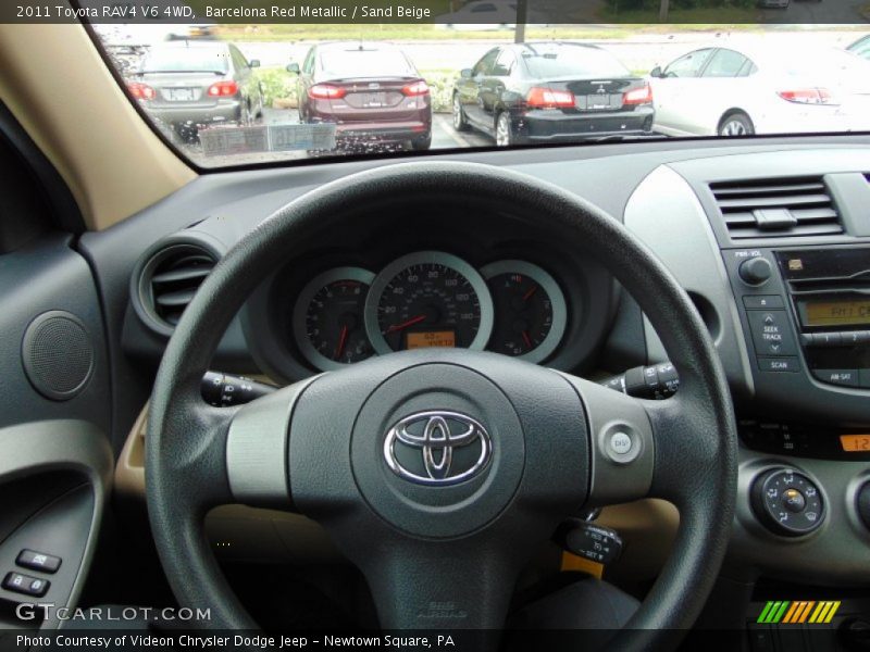 Barcelona Red Metallic / Sand Beige 2011 Toyota RAV4 V6 4WD