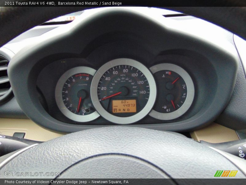 Barcelona Red Metallic / Sand Beige 2011 Toyota RAV4 V6 4WD