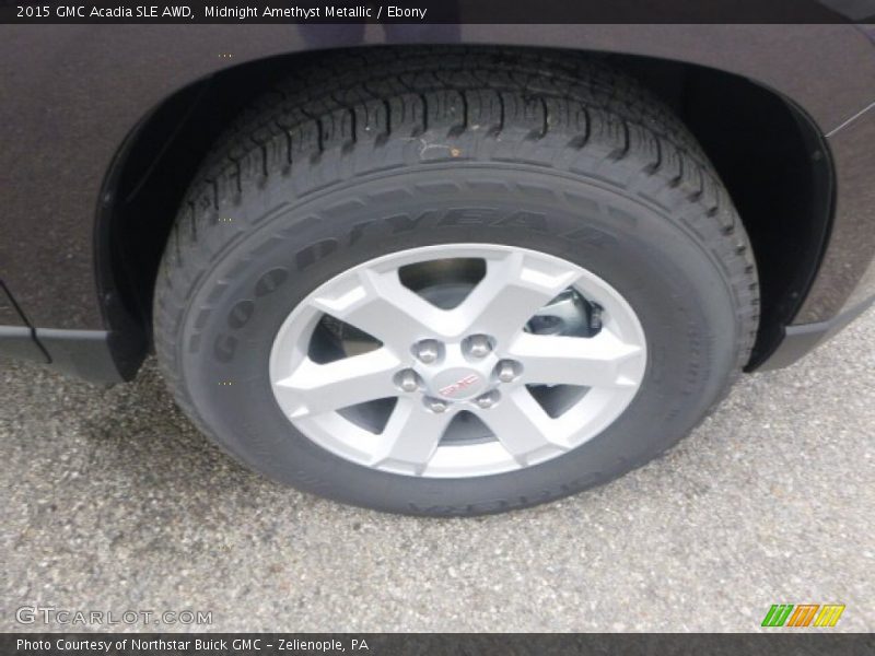 Midnight Amethyst Metallic / Ebony 2015 GMC Acadia SLE AWD