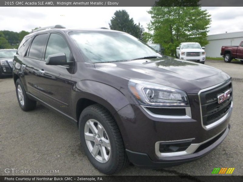 Midnight Amethyst Metallic / Ebony 2015 GMC Acadia SLE AWD
