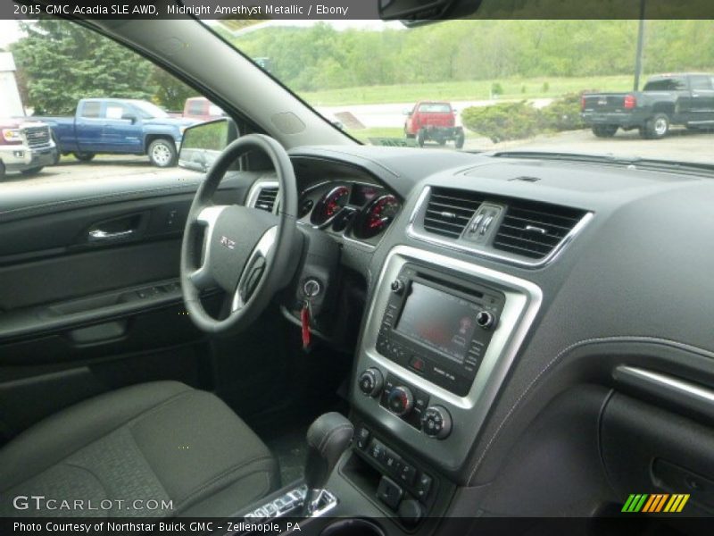 Midnight Amethyst Metallic / Ebony 2015 GMC Acadia SLE AWD