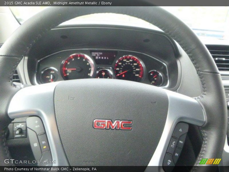 Midnight Amethyst Metallic / Ebony 2015 GMC Acadia SLE AWD