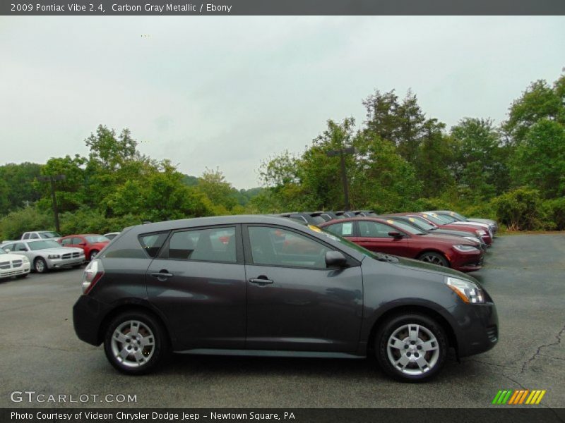 Carbon Gray Metallic / Ebony 2009 Pontiac Vibe 2.4