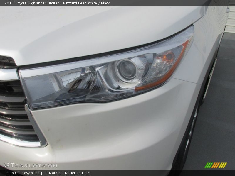 Blizzard Pearl White / Black 2015 Toyota Highlander Limited