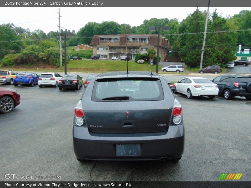 Carbon Gray Metallic / Ebony 2009 Pontiac Vibe 2.4