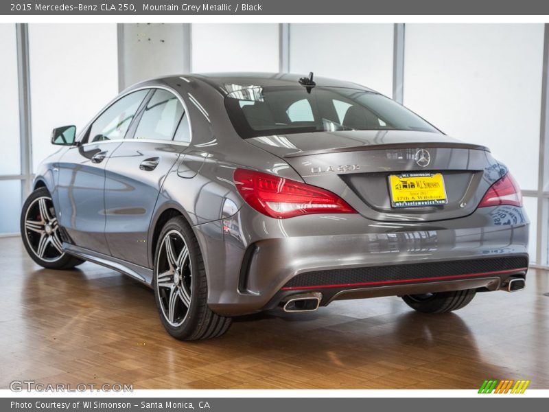 Mountain Grey Metallic / Black 2015 Mercedes-Benz CLA 250