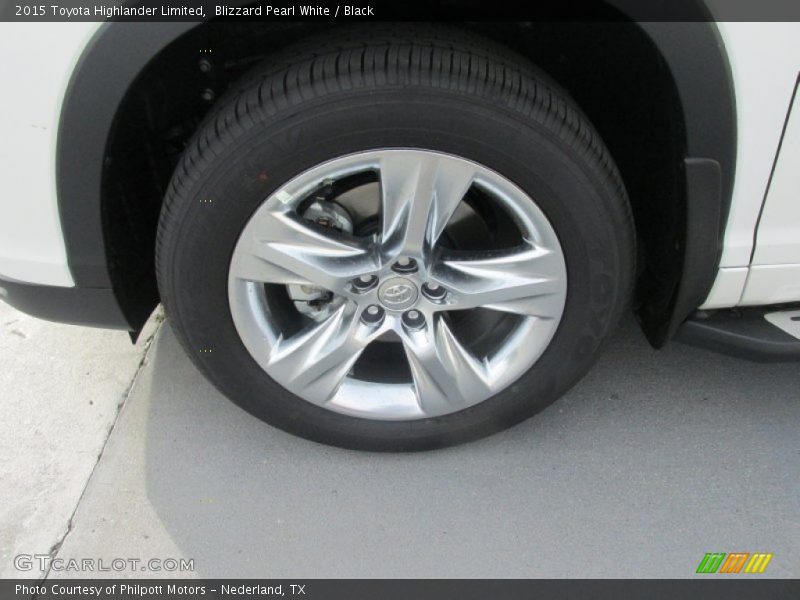 Blizzard Pearl White / Black 2015 Toyota Highlander Limited
