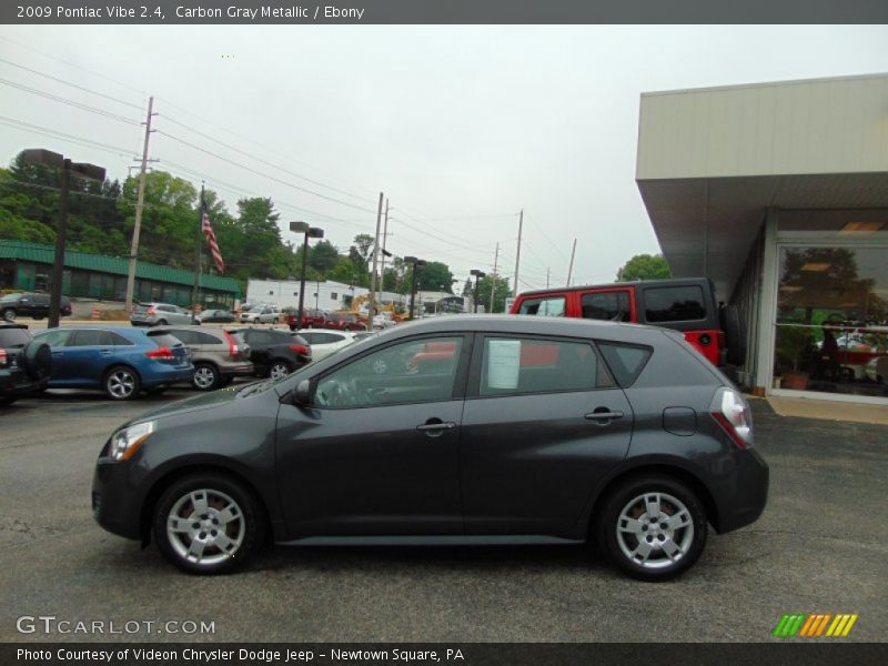 Carbon Gray Metallic / Ebony 2009 Pontiac Vibe 2.4