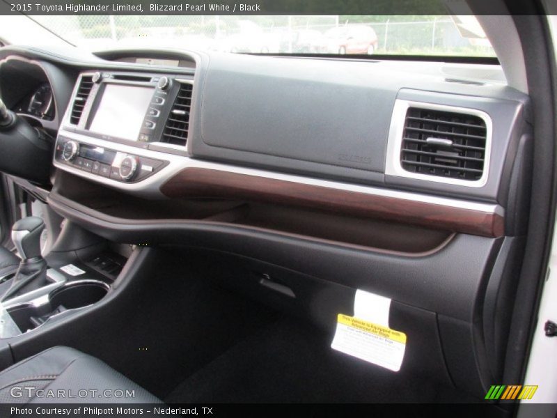 Blizzard Pearl White / Black 2015 Toyota Highlander Limited