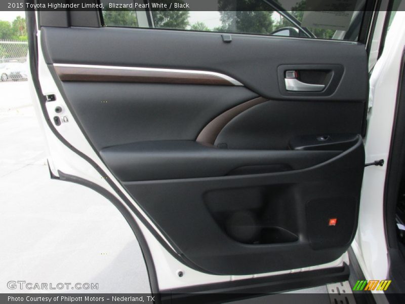 Blizzard Pearl White / Black 2015 Toyota Highlander Limited