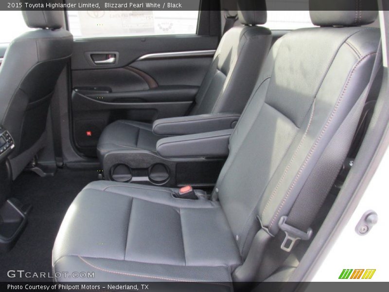 Blizzard Pearl White / Black 2015 Toyota Highlander Limited