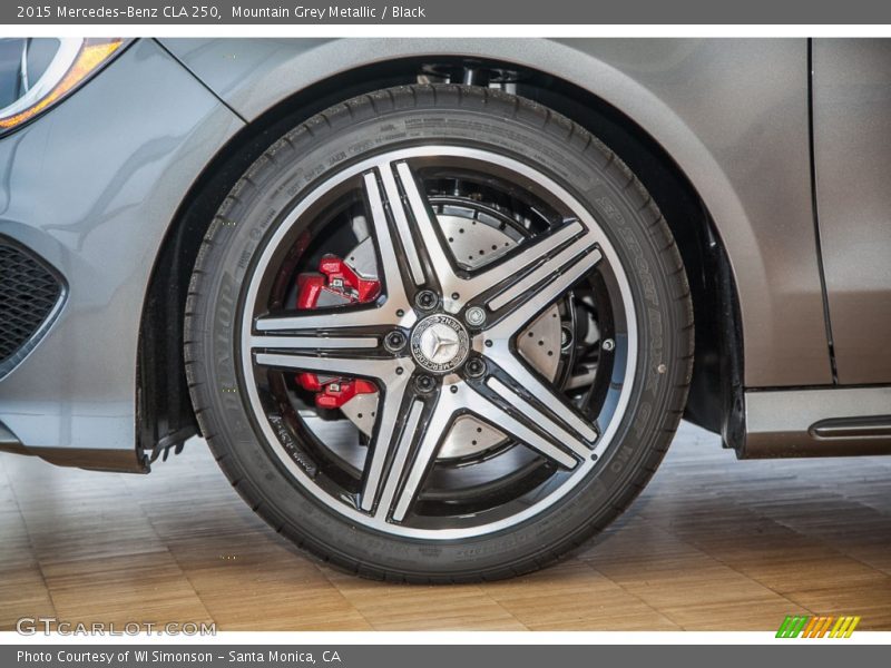 Mountain Grey Metallic / Black 2015 Mercedes-Benz CLA 250