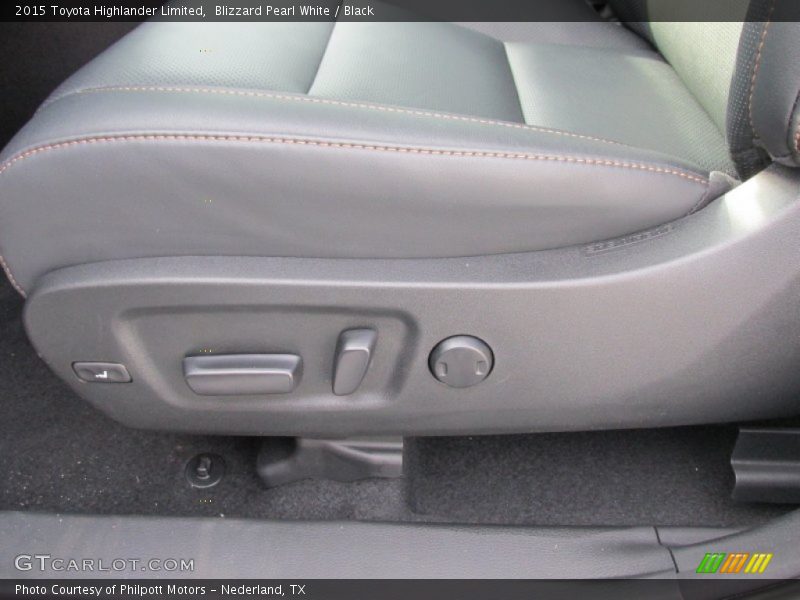 Blizzard Pearl White / Black 2015 Toyota Highlander Limited