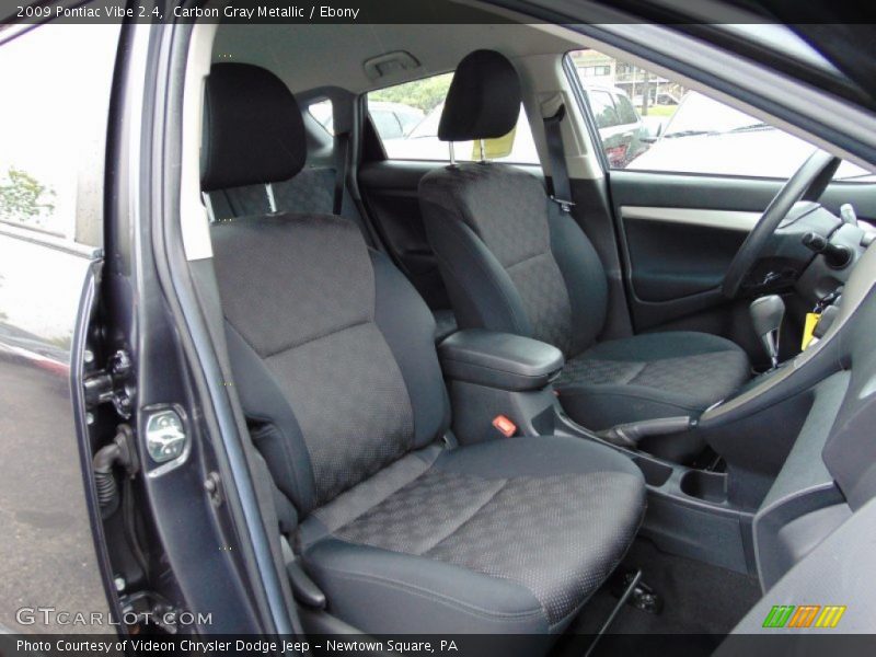 Carbon Gray Metallic / Ebony 2009 Pontiac Vibe 2.4