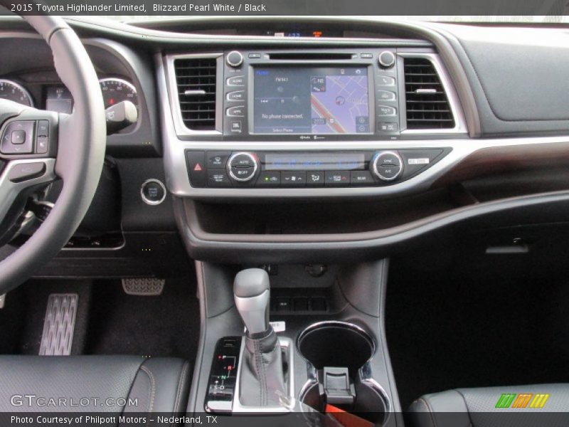 Blizzard Pearl White / Black 2015 Toyota Highlander Limited