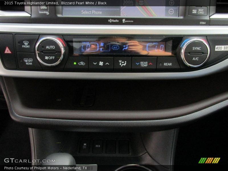 Blizzard Pearl White / Black 2015 Toyota Highlander Limited