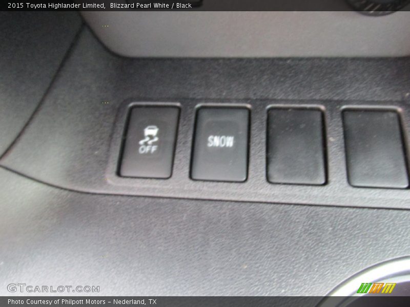 Blizzard Pearl White / Black 2015 Toyota Highlander Limited