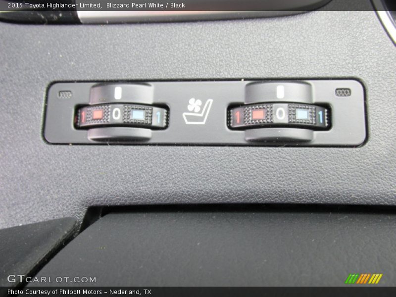 Blizzard Pearl White / Black 2015 Toyota Highlander Limited