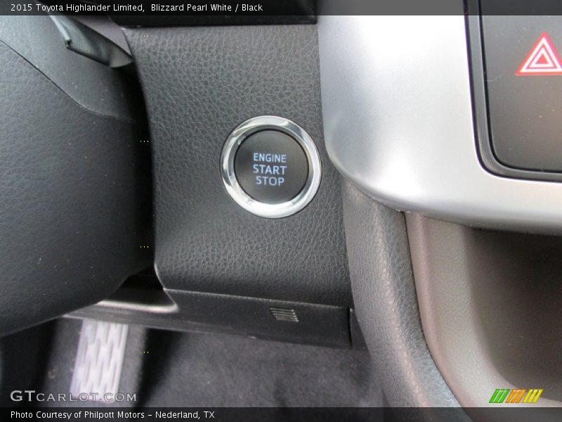 Blizzard Pearl White / Black 2015 Toyota Highlander Limited