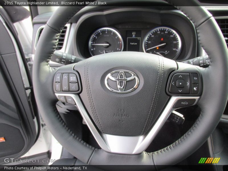 Blizzard Pearl White / Black 2015 Toyota Highlander Limited