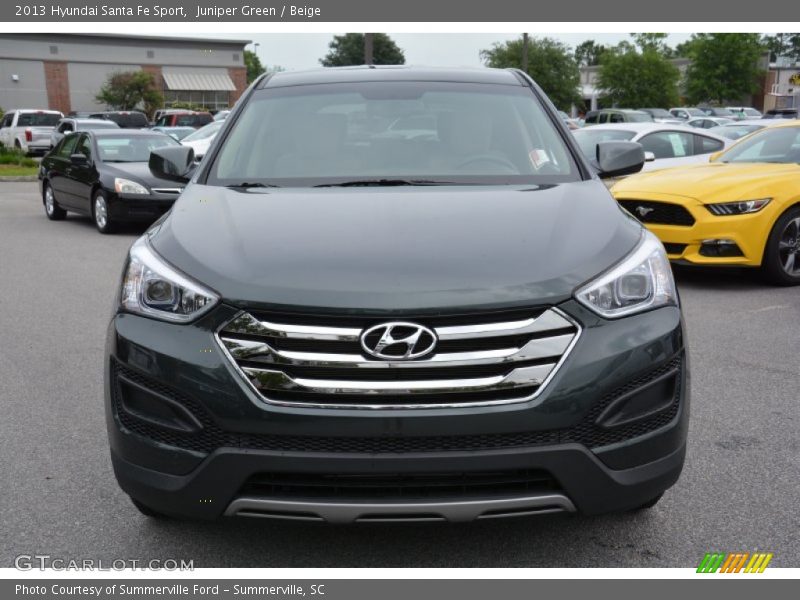 Juniper Green / Beige 2013 Hyundai Santa Fe Sport