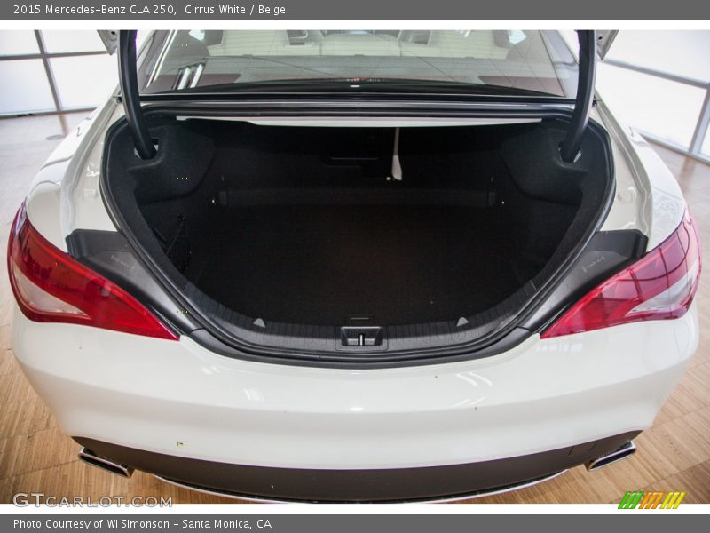  2015 CLA 250 Trunk