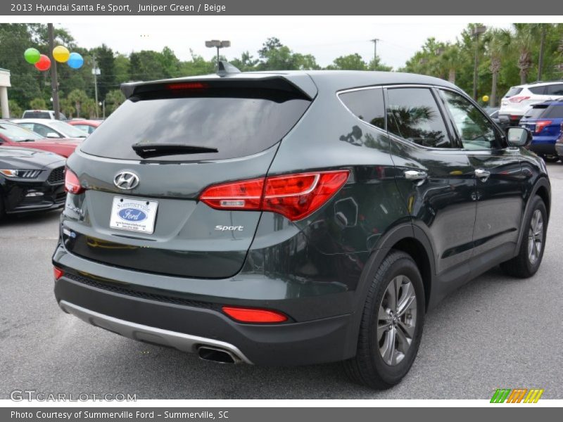 Juniper Green / Beige 2013 Hyundai Santa Fe Sport